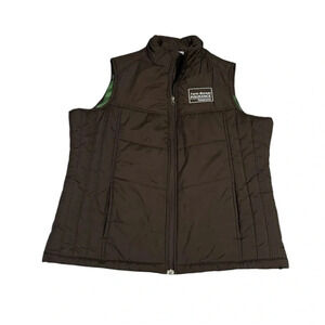 ✨ Port Authority Brown Puffer Vest Women’s XL Farm Bureau Embroidered ✨